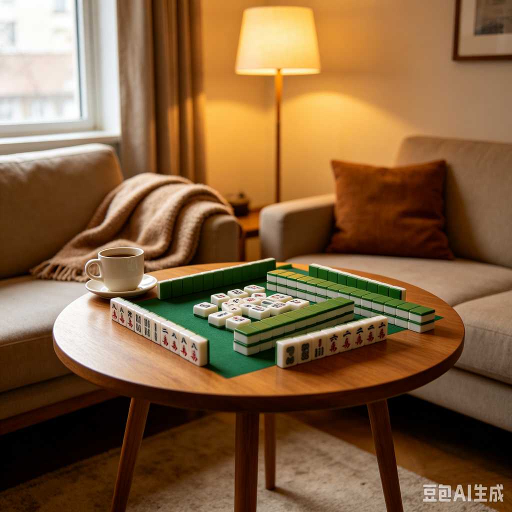logo engrave mahjong tiles